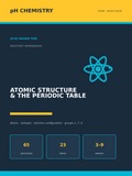 pH Chemistry · Atomic Structure & The Periodic Table Mastery Workbook