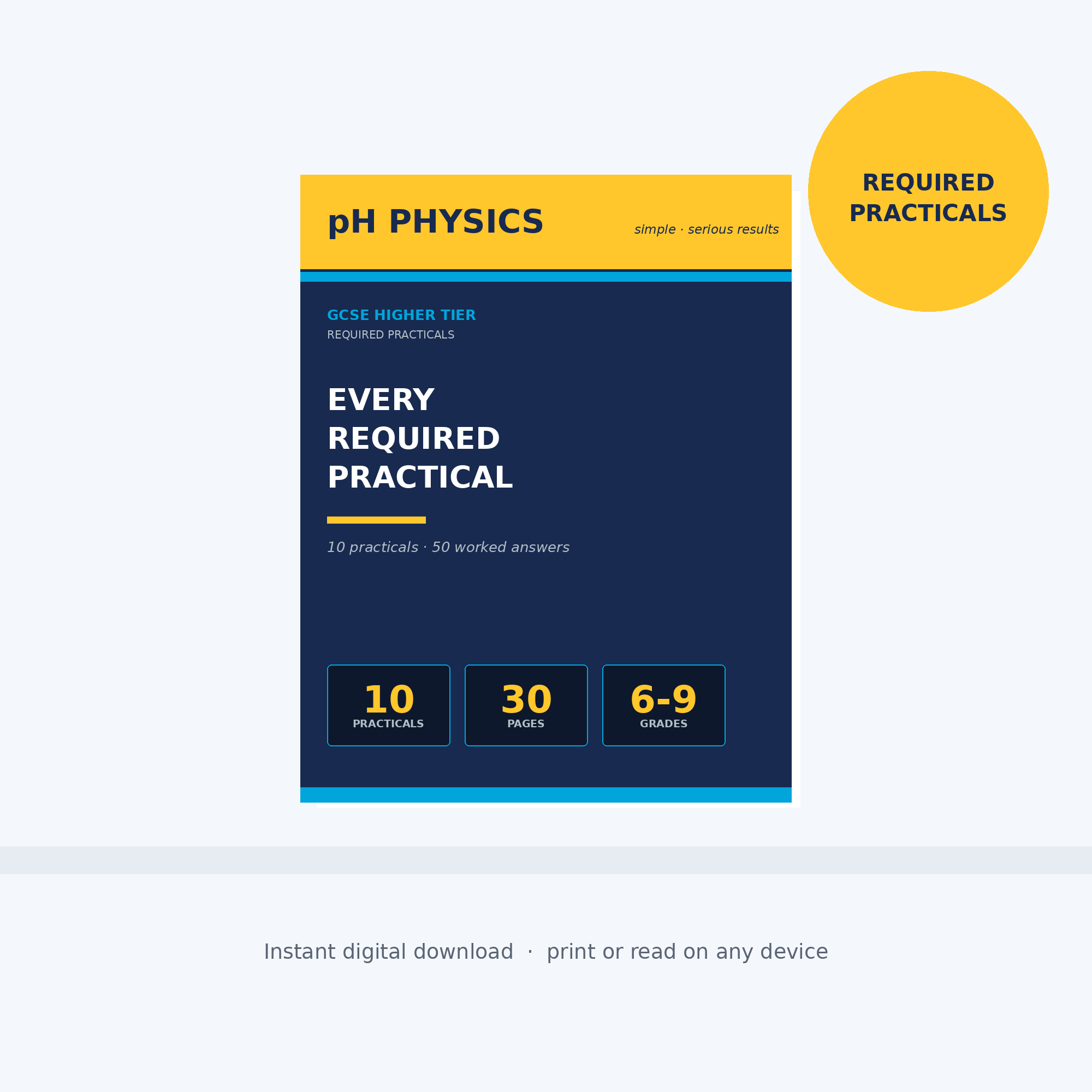 pH Physics · Required Practicals · Mastery Workbook