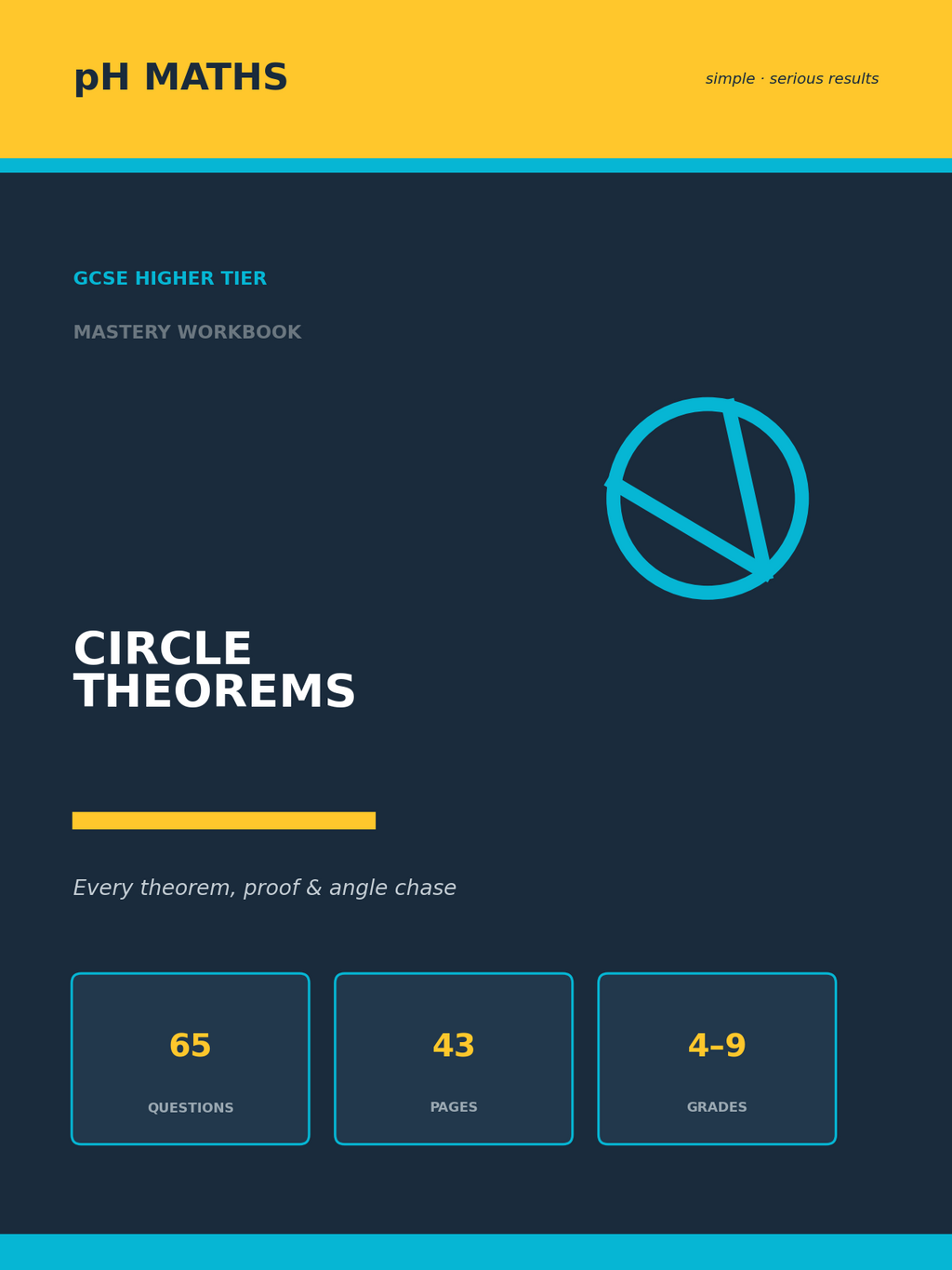 pH Maths · Circle Theorems Mastery Workbook
