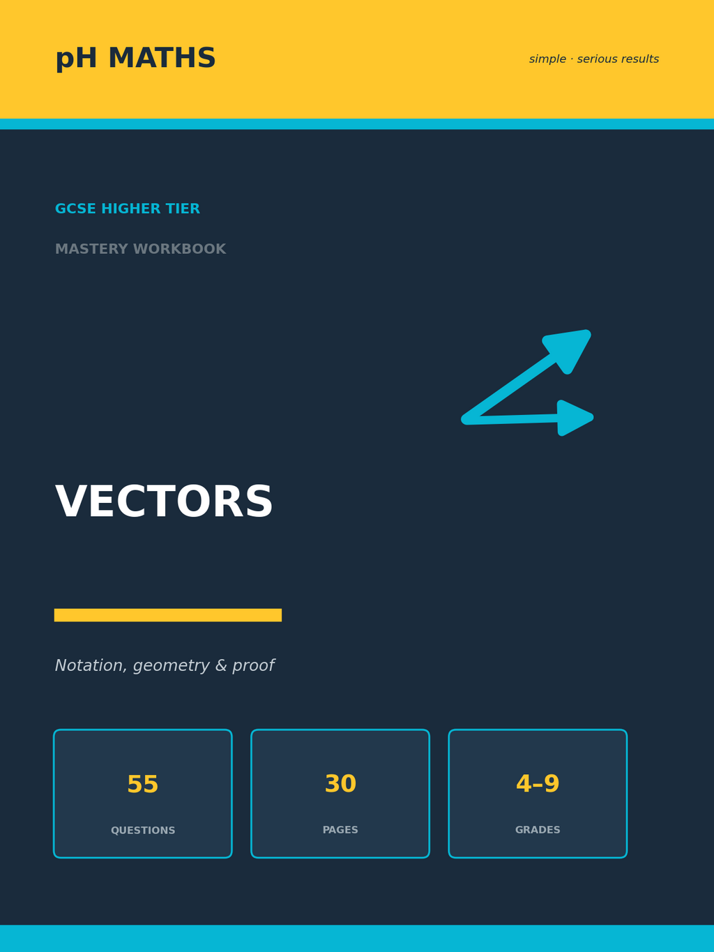 pH Maths · Vectors Mastery Workbook
