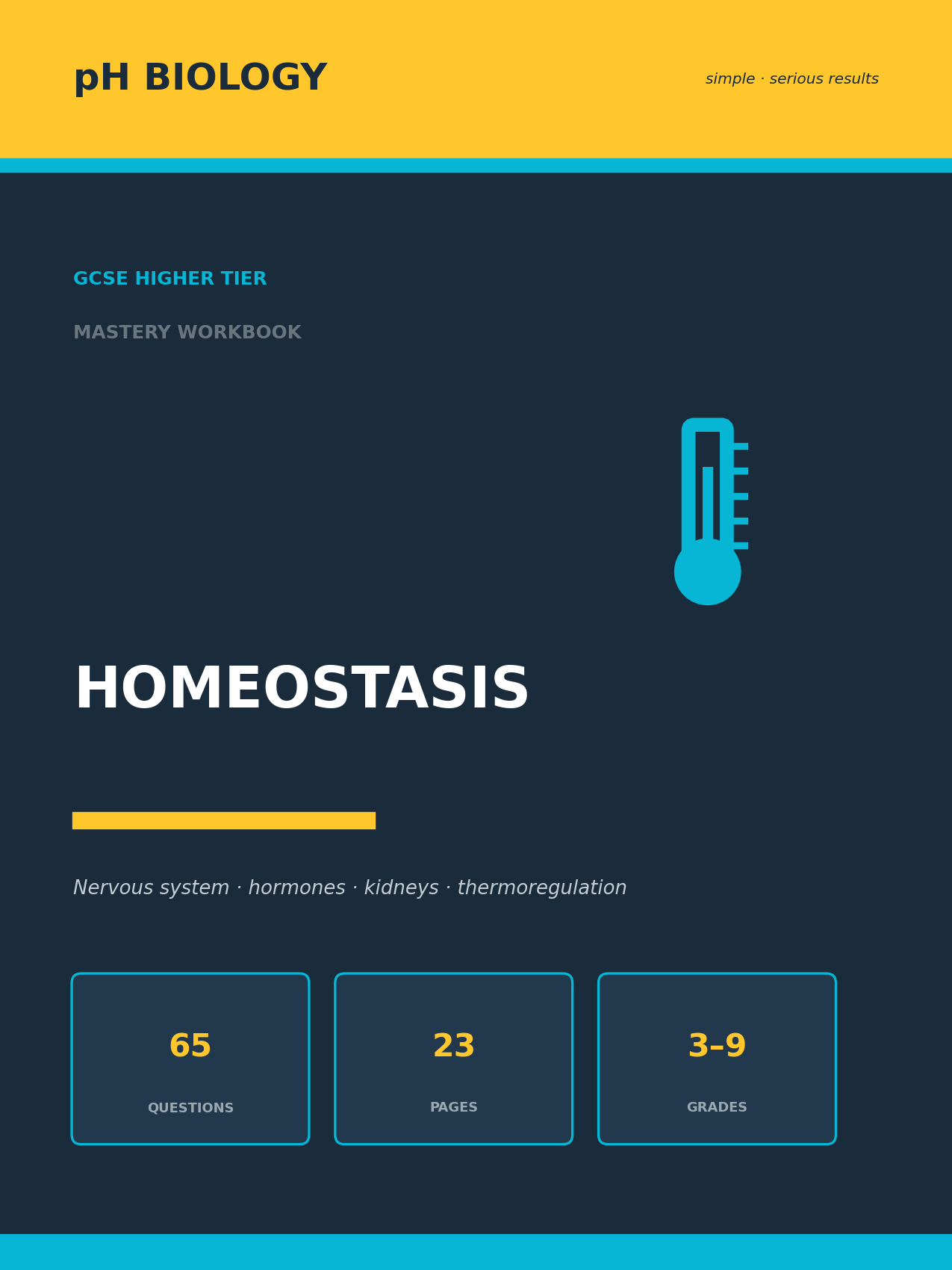 pH Biology · Homeostasis Mastery Workbook