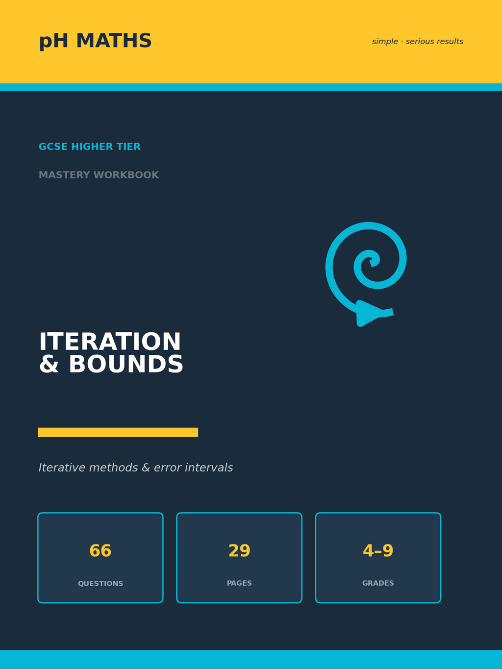 pH Maths · Iteration & Bounds Mastery Workbook