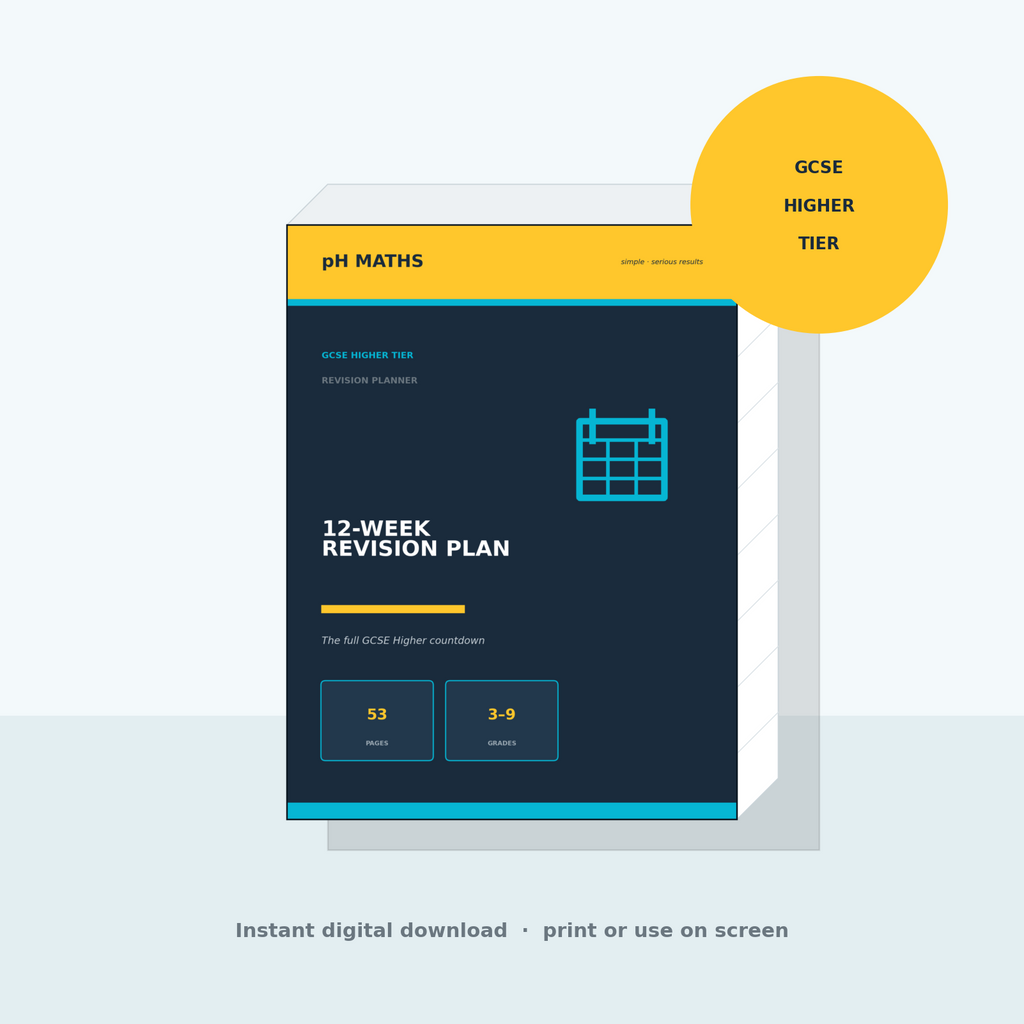 pH Maths · 12-Week GCSE Higher Maths Revision Planner